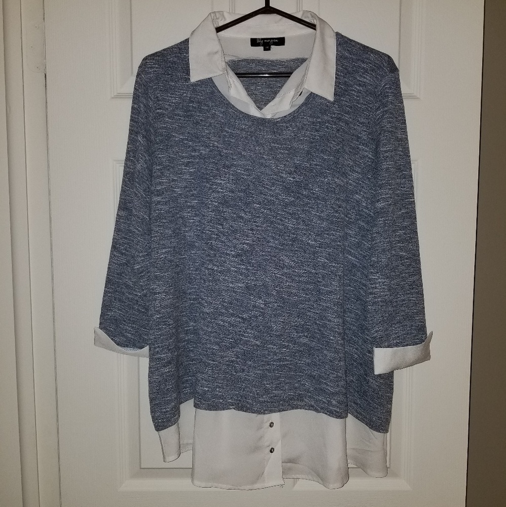 Layered Look Sweater